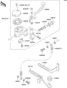 VN800 Главный тормозной цилиндр