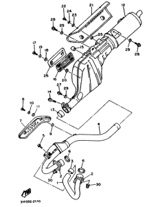 XTZ660 (20KW) Выхлопная система