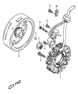 DR350 Зажигание