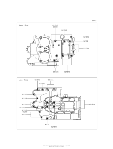 EJ800 Болты крепления картера