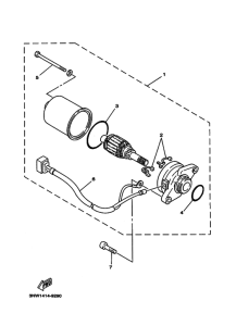 YW50 Стартерный мотор