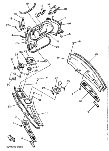 FJ1200 Обтекатель 2