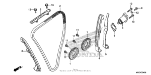 CB1100S (ABS) Cam chain + tensioner
