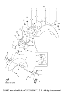XVS1300CT Крыло