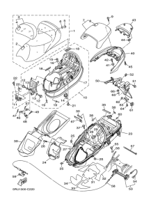 YP400 Сиденье
