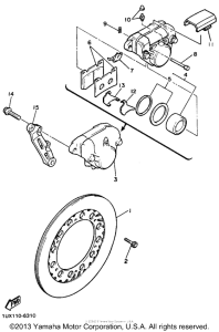 FJ1200SC Задний суппорт
