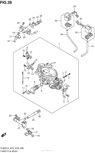 VL800T Throttle Body (Vl800L4 E28)