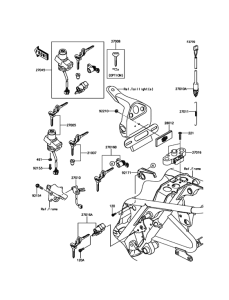 EJ800 Замок зажигания