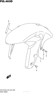 GSX-R1000 Front Fender (Gsx-R1000Al6 E28)