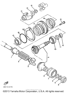XVZ12DL Промежуточный ведущий вал