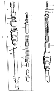 Z50A Передняя вилка 2