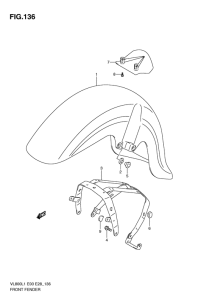 VL800 Переднее крыло