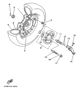 XC125 Переднее колесо