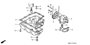  Картер масляный / масляная помпа
