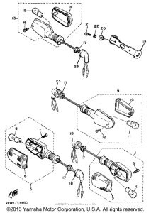 FZ600TC Поворотники