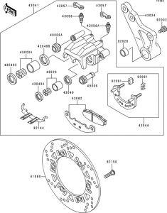 ZR1100 Задний тормоз