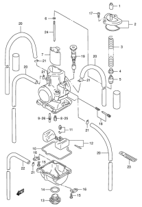 RM125 Carburetor assy