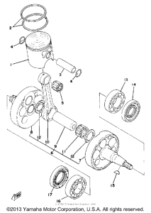 IT250G Crankshaft-piston