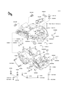 EJ650 Картер двигателя
