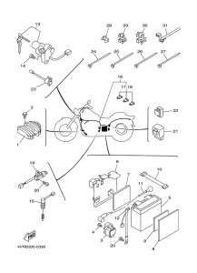 XVS650 Электрика 1