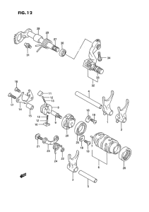 RM125 Переключение передач