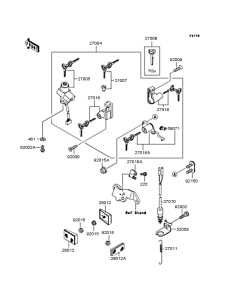 EX400 Замок зажигания