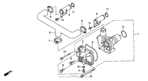 GL1500SE Водяной насос