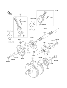 VN800 Коленвал