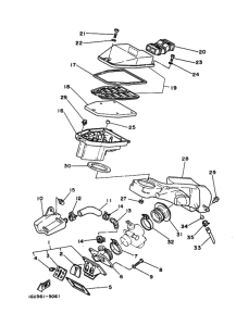 RZ125 Brktthermistor
