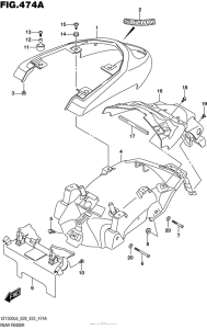 VZ1500 Задний бампер