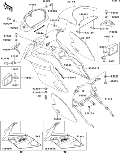 EX500 Cowling(ex500-d5)