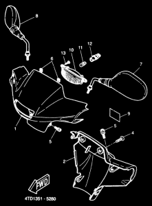 CW50RS Обтекатель 1