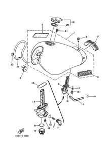 SR125 ﾌﾕｴﾙﾀﾝｸｺﾝﾌﾟﾘｰﾄ
