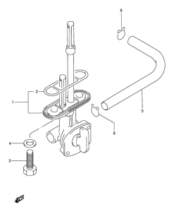 DR125 Топливный кран