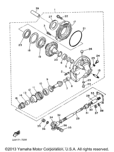 XV535J Ведущий вал