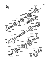 KL650 Трансмиссия