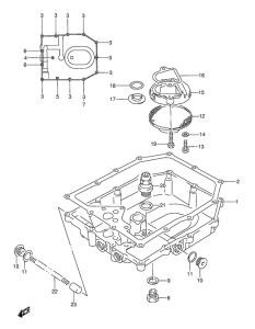 GSX600 Маслосборник
