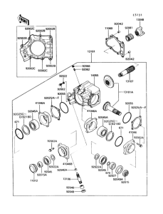 VN750 Front bevel gear(1 / 2)