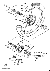 T80 Переднее колесо