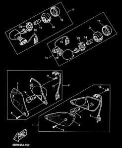 YQ50 Поворотники