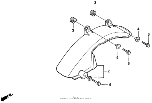 CH80 Задний бампер