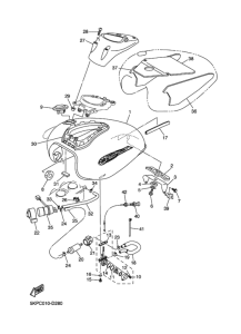 XVS400 ﾌﾕｴﾙﾀﾝｸ
