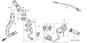 VTR1000SP Switch / cable