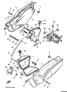 XT600Z Боковые обтекатели