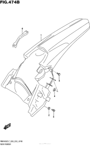 RMX450 Rear Fender (Rmx450Zl7 E33)