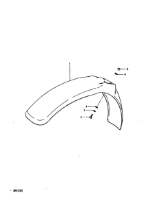 RM125 Переднее крыло