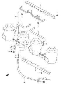 GSX-R1100 Карбюратор fittings