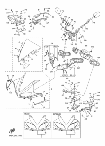 YZF-R1 Обтекатель 1