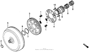 CM450 Cm450a torque converter