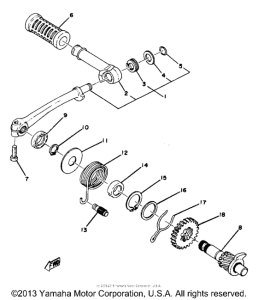 YZ80E Стартер